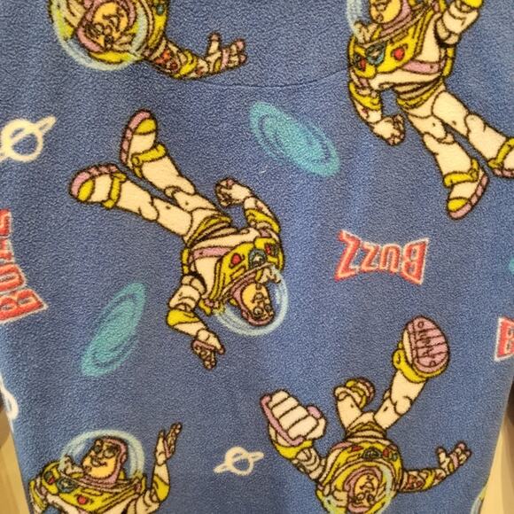 Disney Buzz Boy's Blue Robe Size L ( 8-10) - Picture 10 of 10
